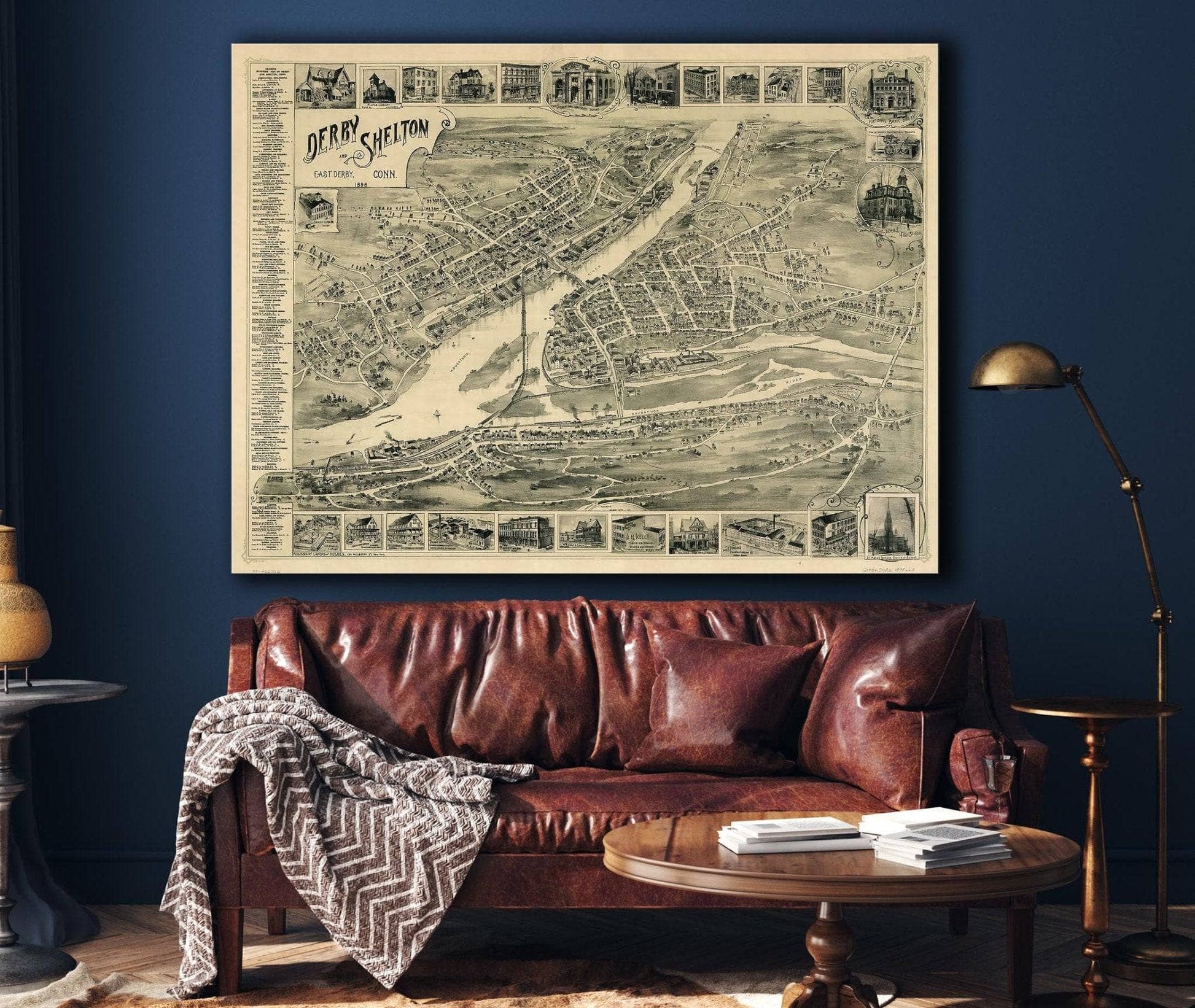 Derby Shelton And East Derby Conn 1898 State of Connecticut