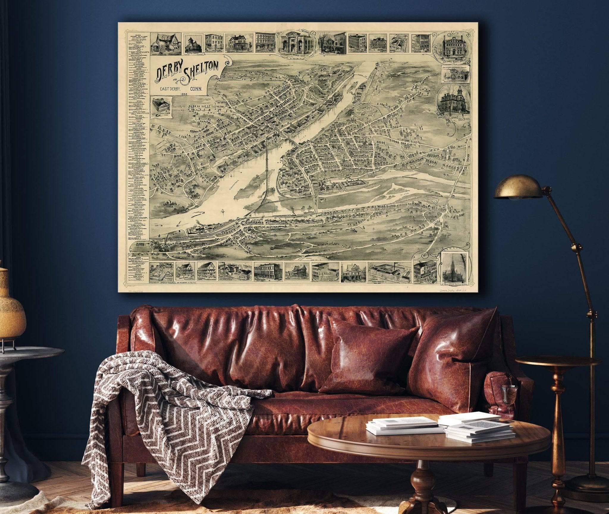 Derby Shelton And East Derby Conn 1898 State of Connecticut
