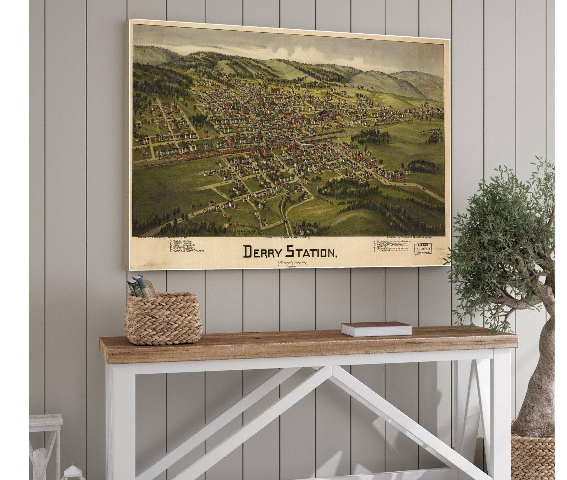 Derry Station Pennsylvania 1900  State Of Pennsylvania