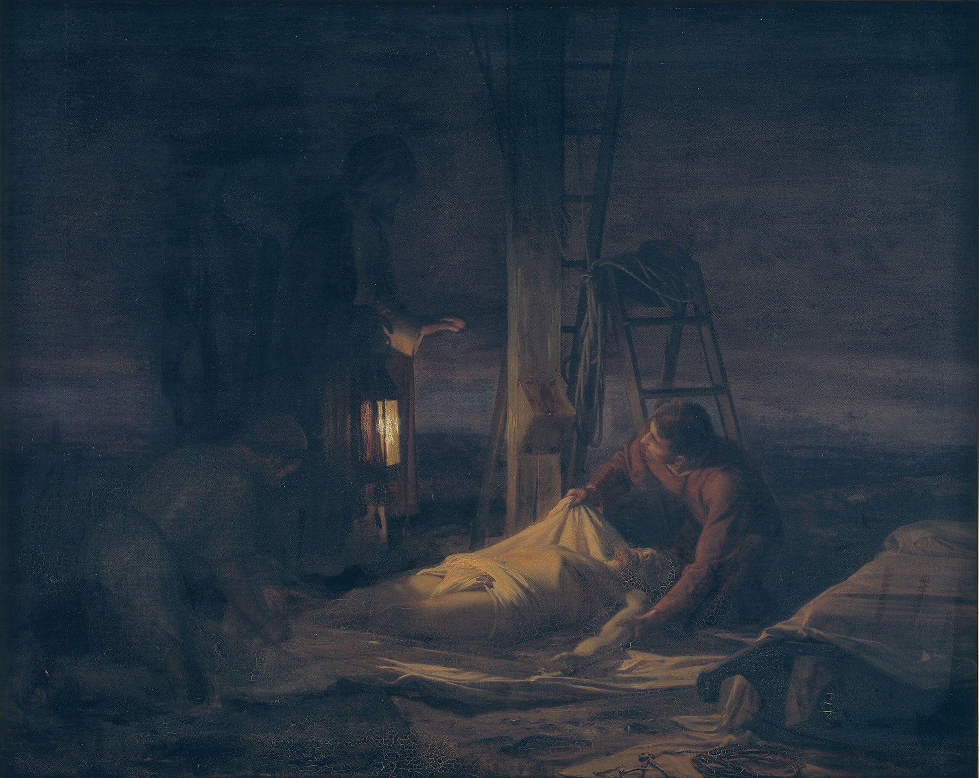 Descent From The Cross by Carl Bloch