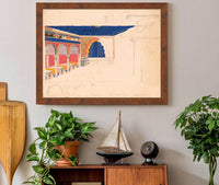 Design Drawing For A Restaurant Madrillon Restaurant Washington Dc by Winold Reiss