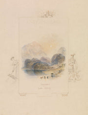 Design For An Illustration For Walter Scotts Lady Of The Lake Loch Achray by Joseph Mallord William Turner