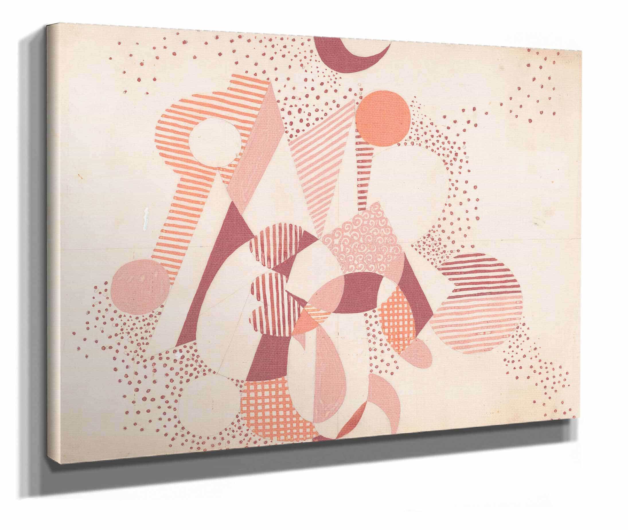 Design For An Unidentified Project Color Study Of An Abstract Theme by Winold Reiss