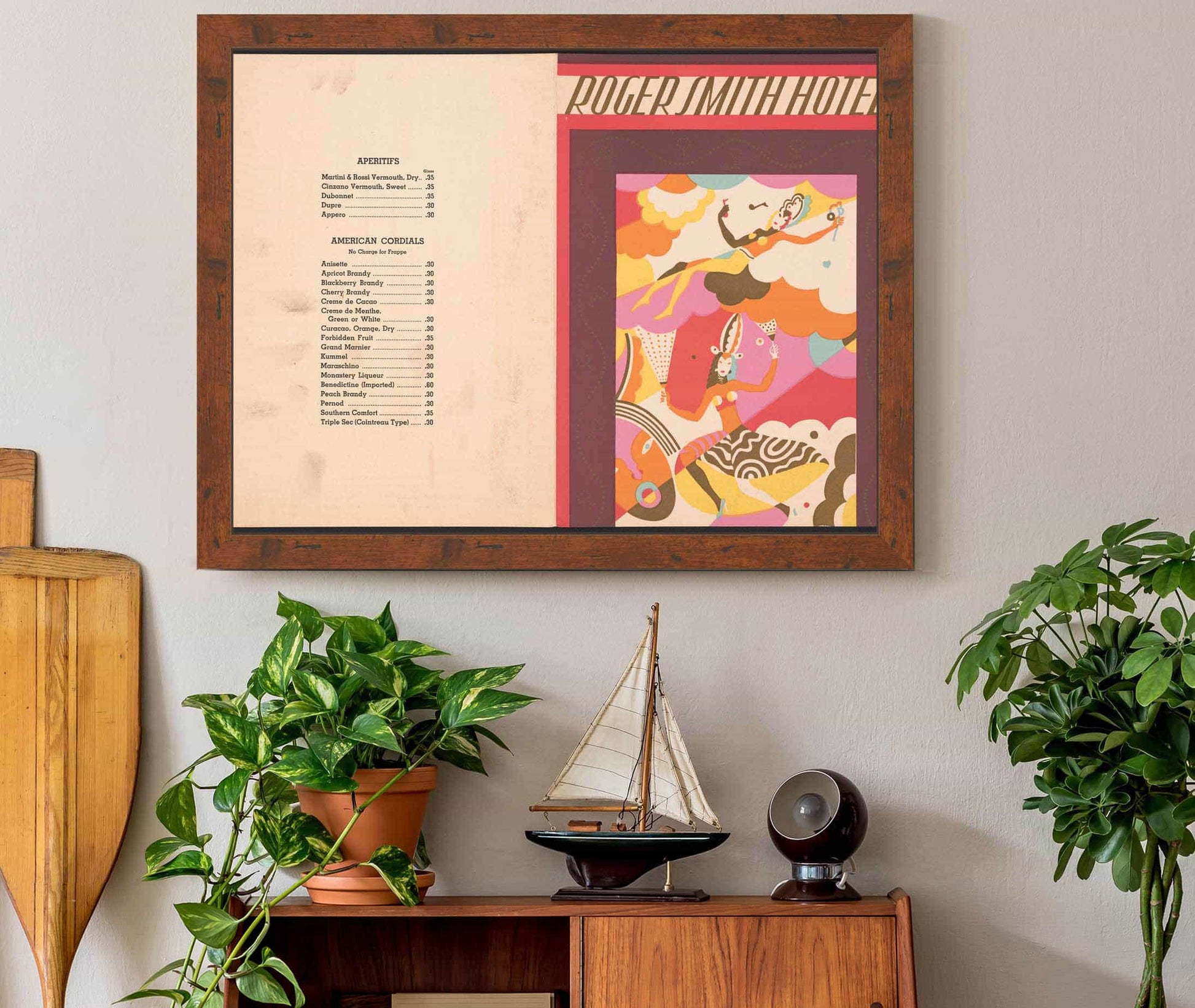 Design For Drink Menu Casino In The Sky Holyoke Ma by Winold Reiss