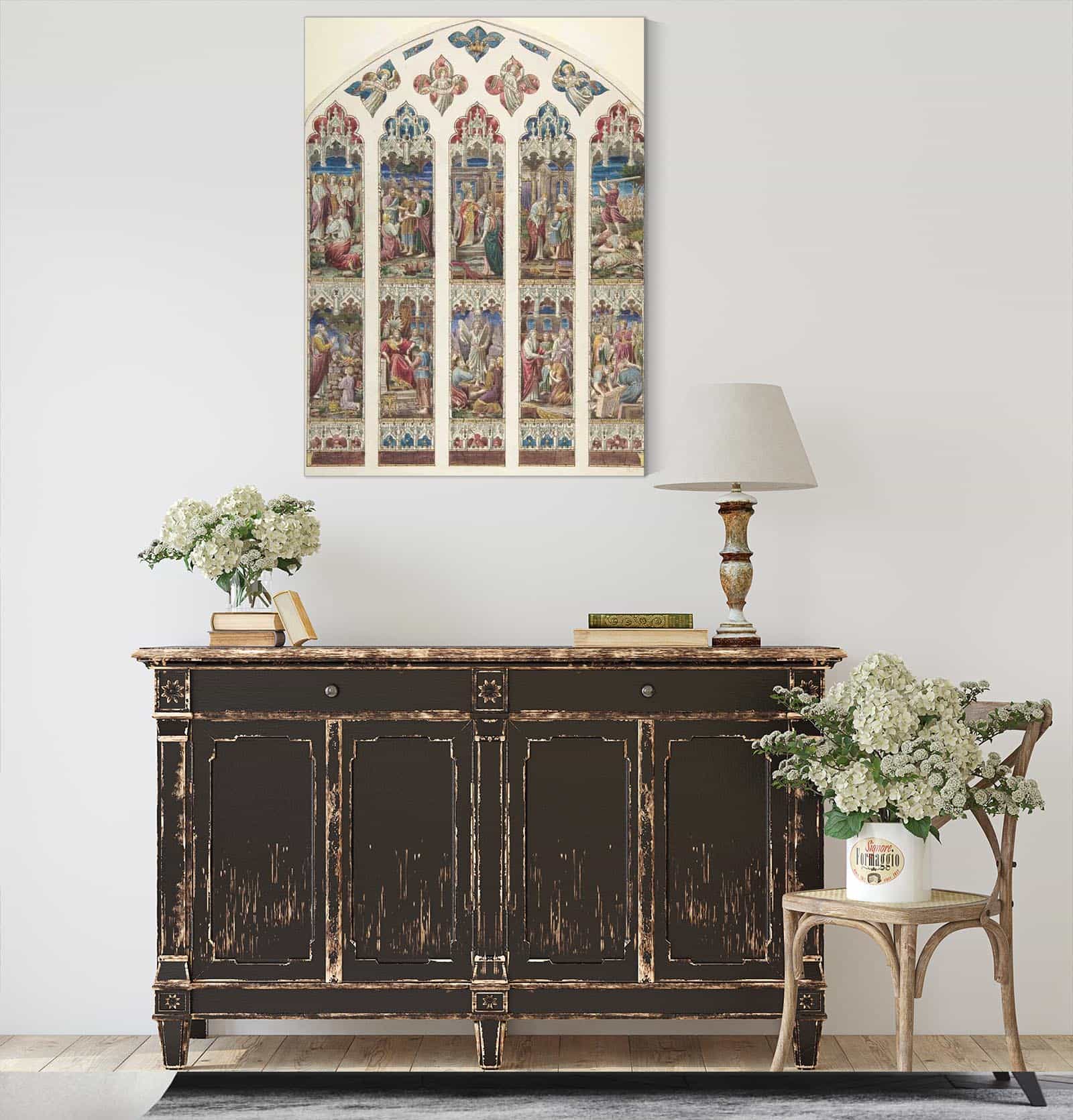 Design For Old Testament Window by Dante Gabriel Rossetti