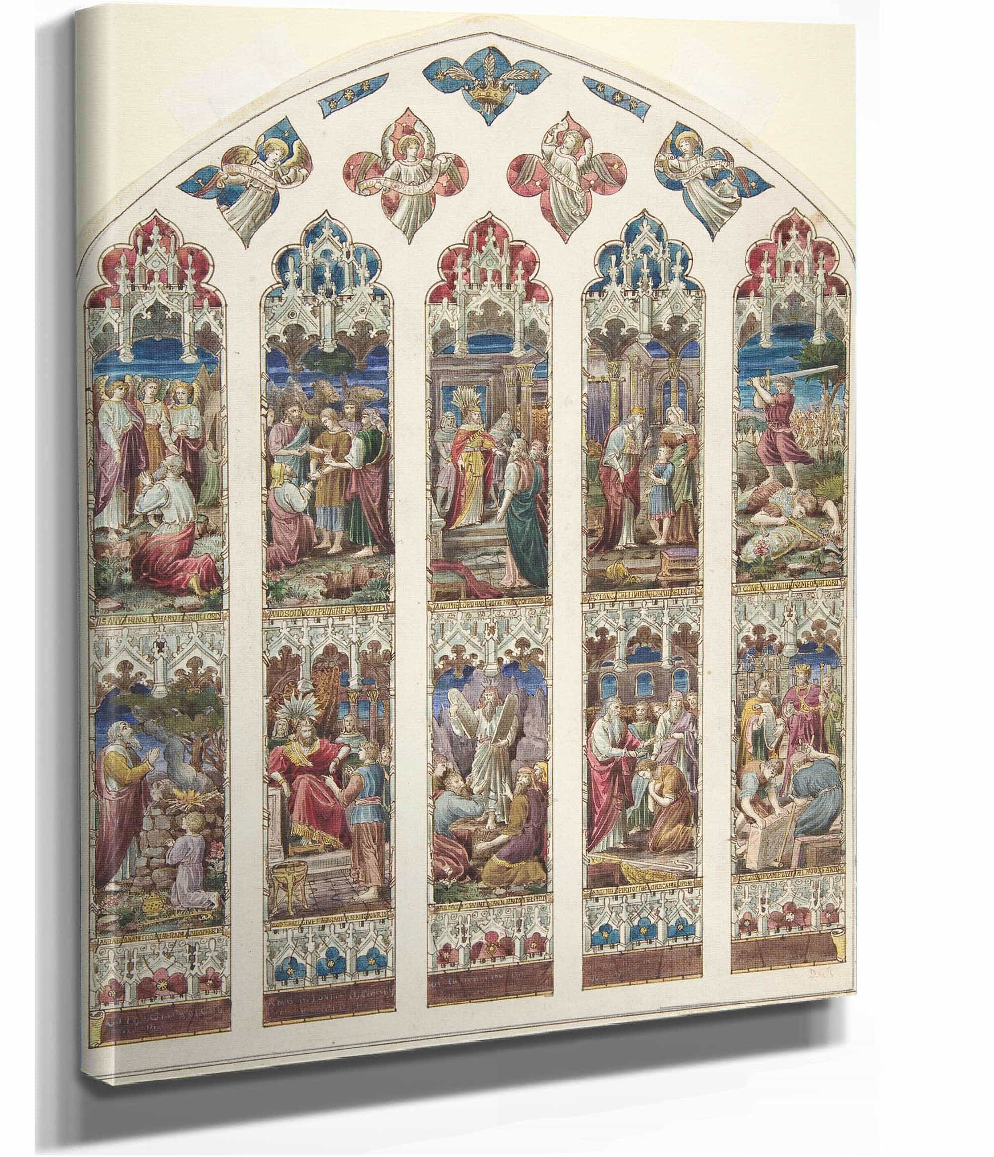 Design For Old Testament Window by Dante Gabriel Rossetti