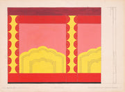 Design For Unidentified Restaurant Possibly Dunhalls Restaurant New York Ny by Winold Reiss