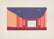 Design Proposals For Puck Theater New York Ny Interior Perspective Study 1 by Winold Reiss