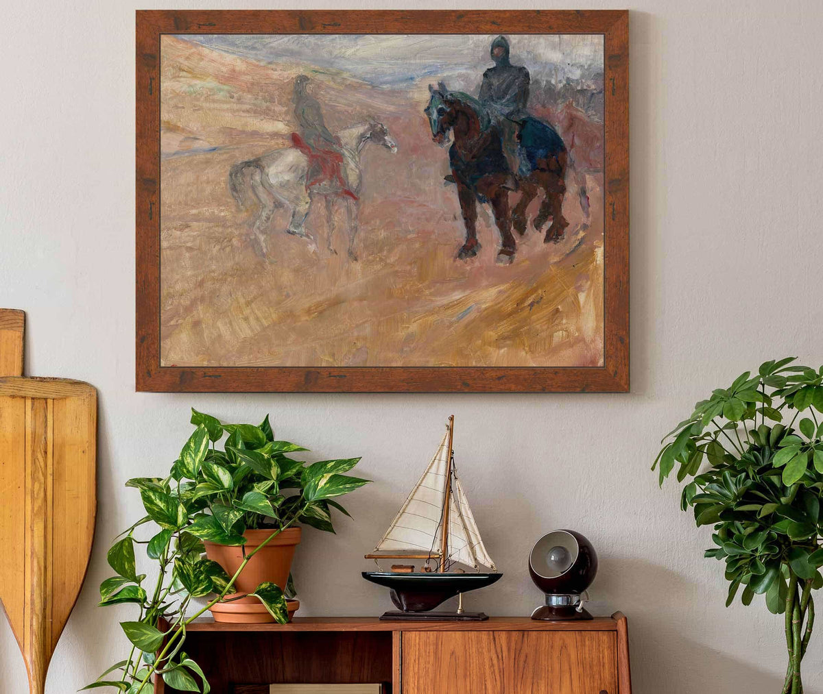 Deux Chevaliers En Armure by Henri De Toulouse Lautrec