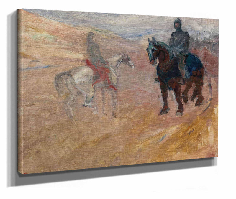 Deux Chevaliers En Armure by Henri De Toulouse Lautrec