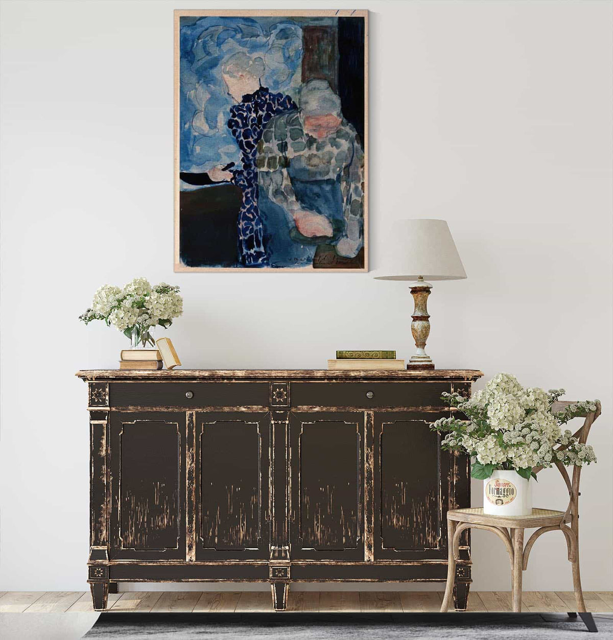 Deux Femmes Dans Interieur by Edouard Vuillard