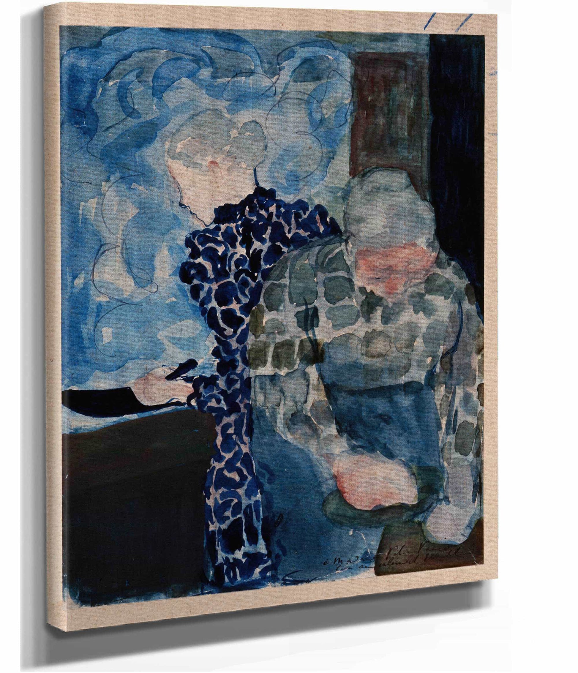 Deux Femmes Dans Interieur by Edouard Vuillard
