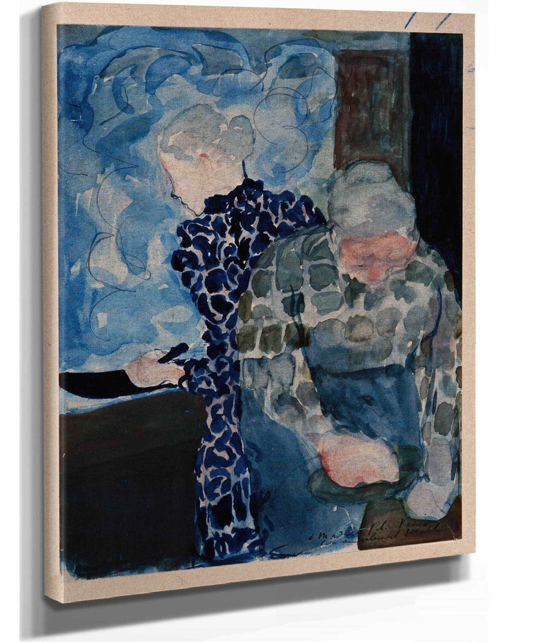 Deux Femmes Dans Interieur by Edouard Vuillard