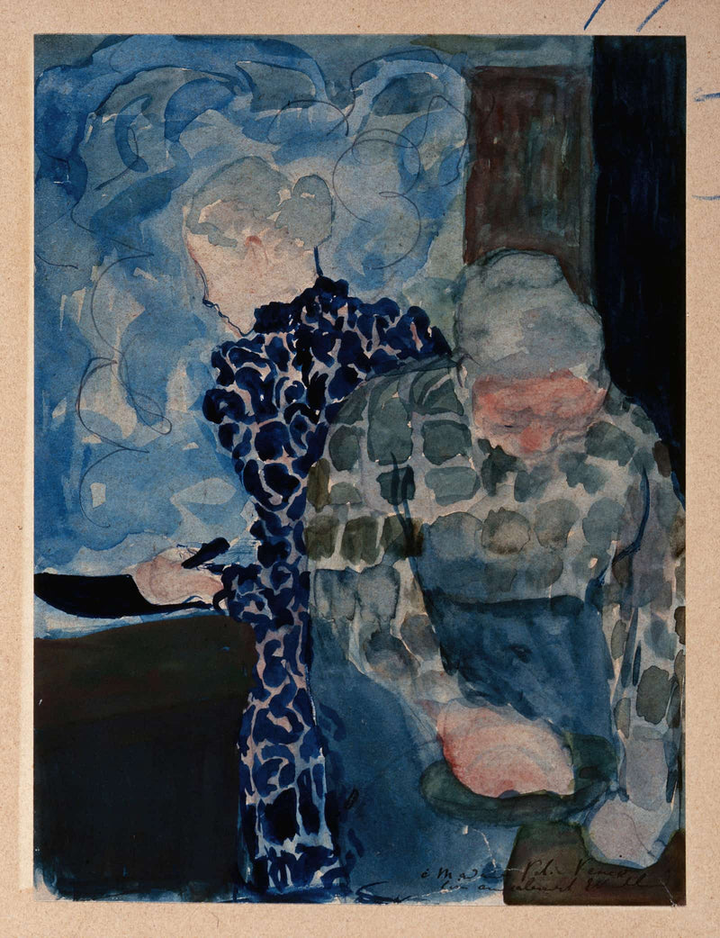 Deux Femmes Dans Interieur by Edouard Vuillard