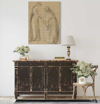 Deux Femmes Voilees by Pierre Puvis De Chavannes