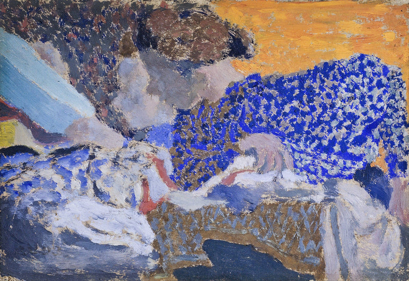 Deux Ouvrieres Dans Latelier De Couture Two Seamstresses In The Workroom by Edouard Vuillard