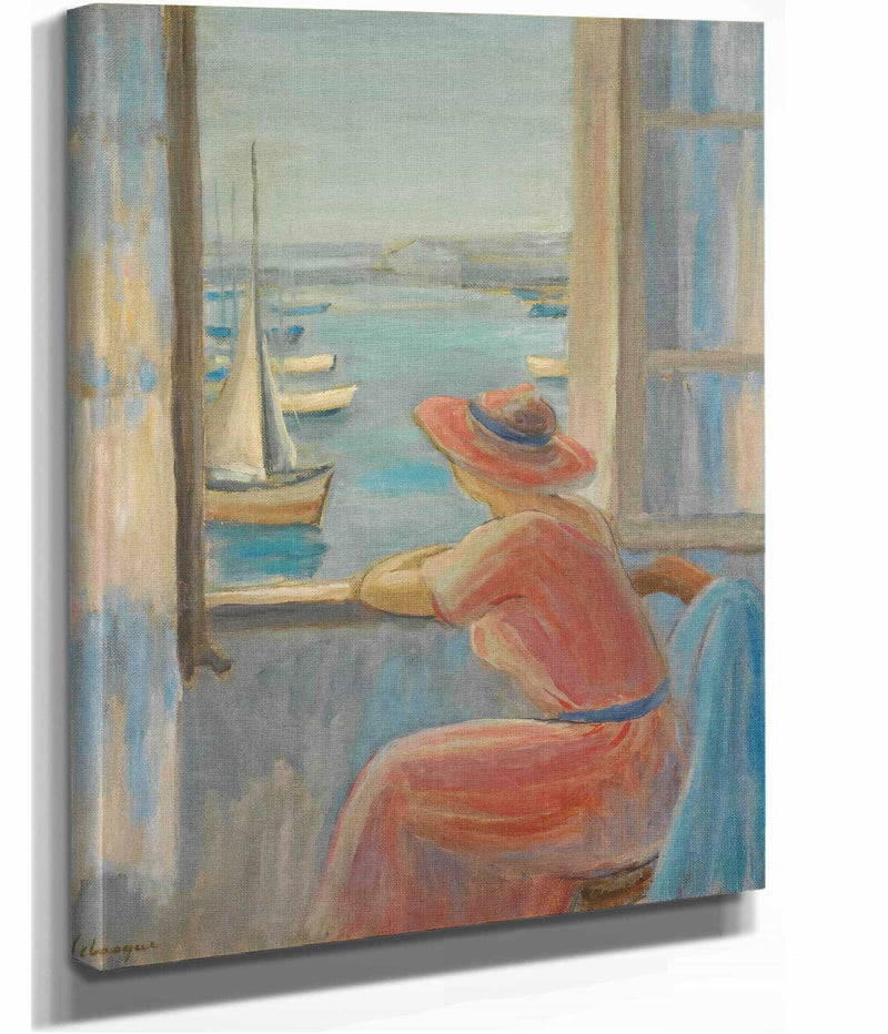 Devant La Fenetre Ile Dyeu by Henri Lebasque