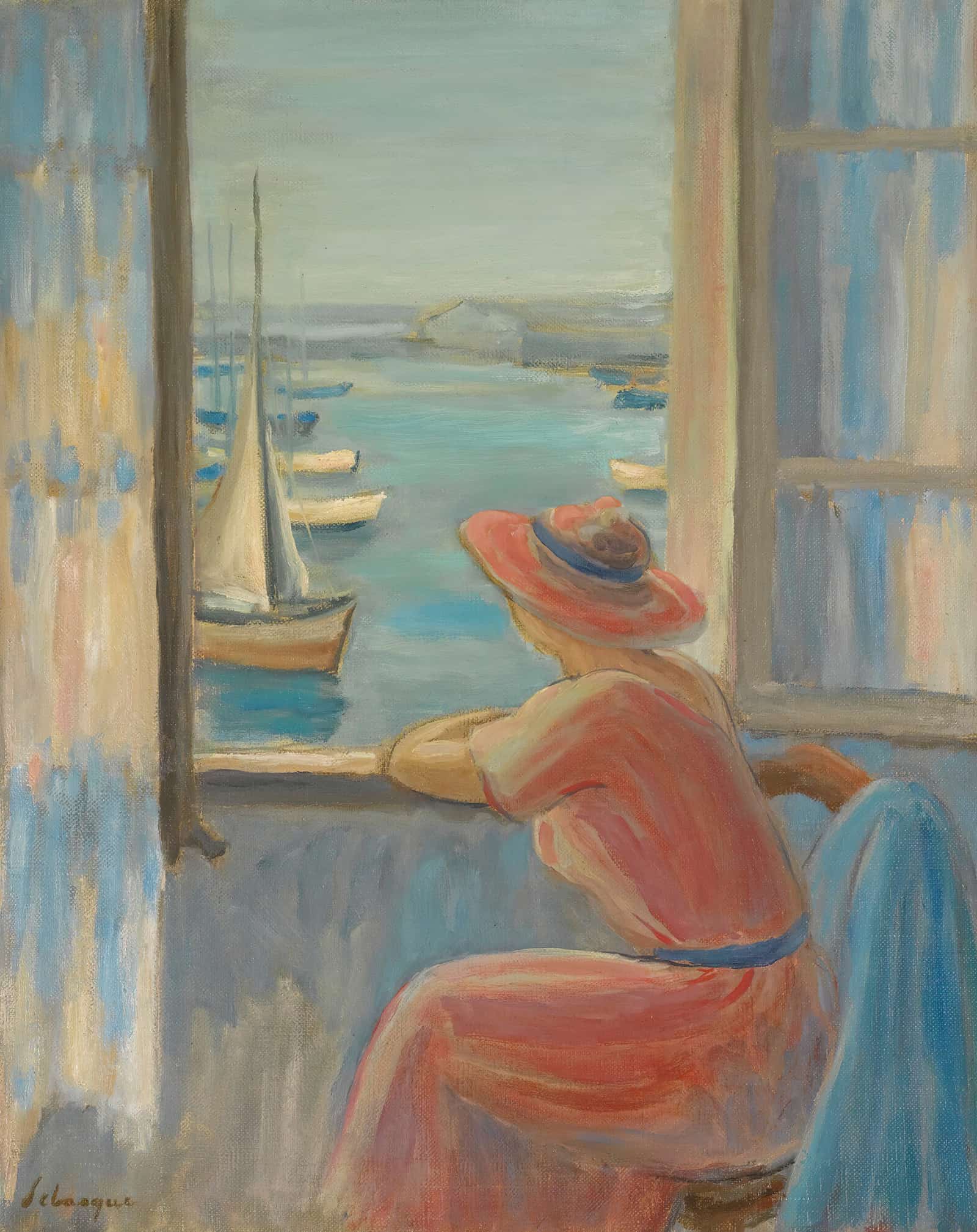 Devant La Fenetre Ile Dyeu by Henri Lebasque