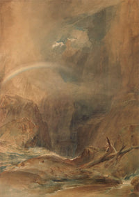 Devils Bridge Saint Gotthards Pass by Joseph Mallord William Turner