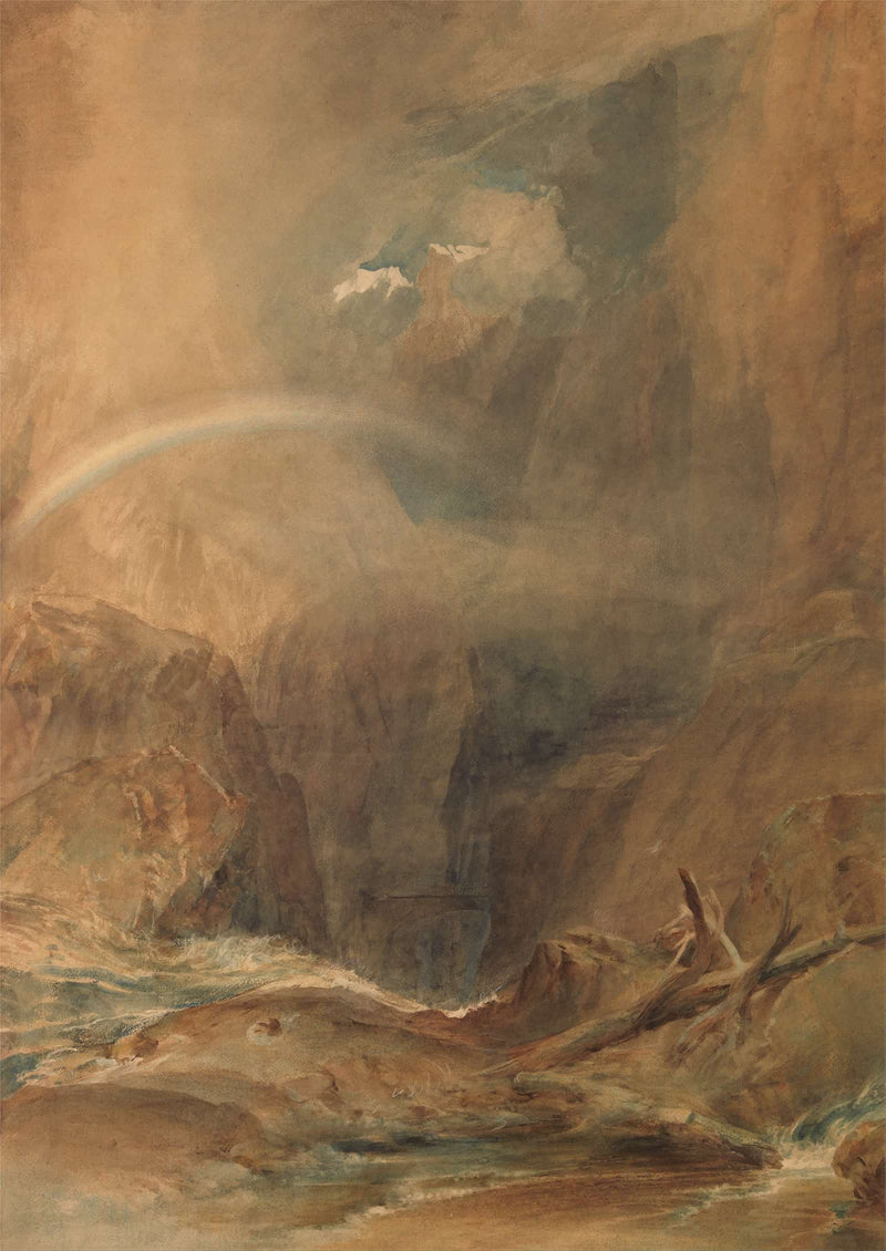 Devils Bridge Saint Gotthards Pass by Joseph Mallord William Turner