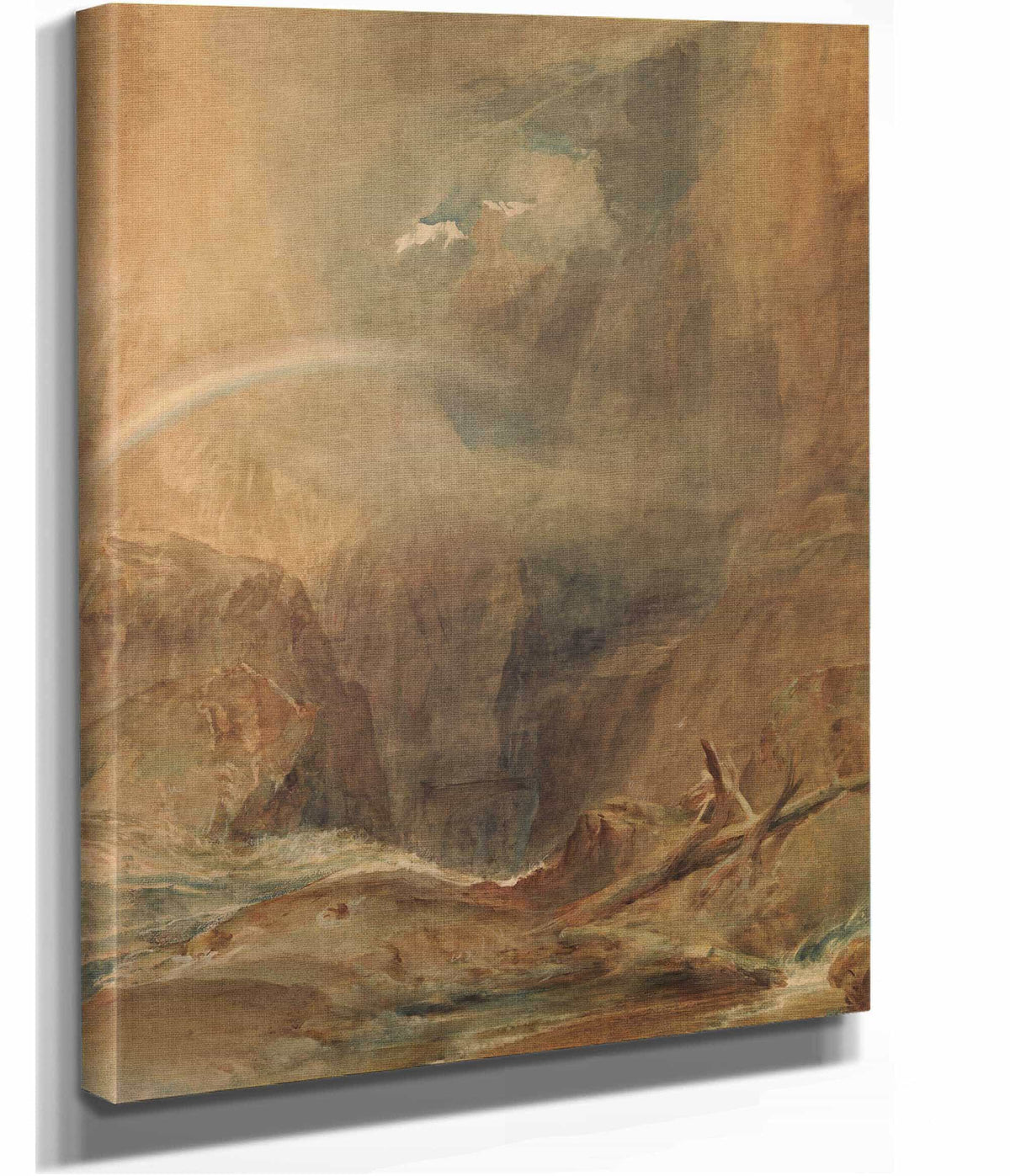 Devils Bridge Saint Gotthards Pass by Joseph Mallord William Turner