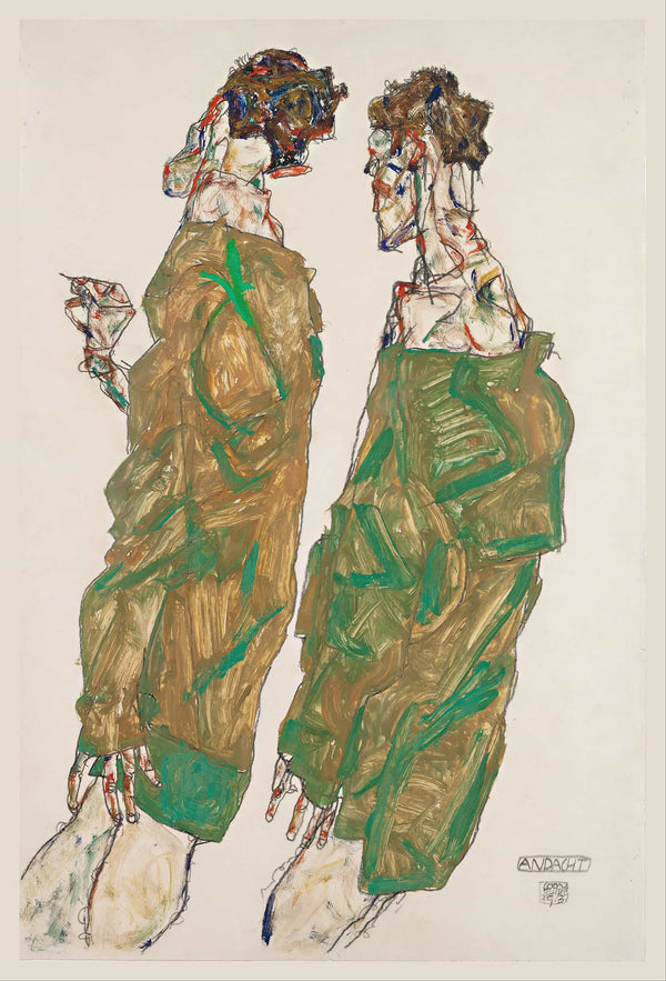 Devotion by Egon Schiele