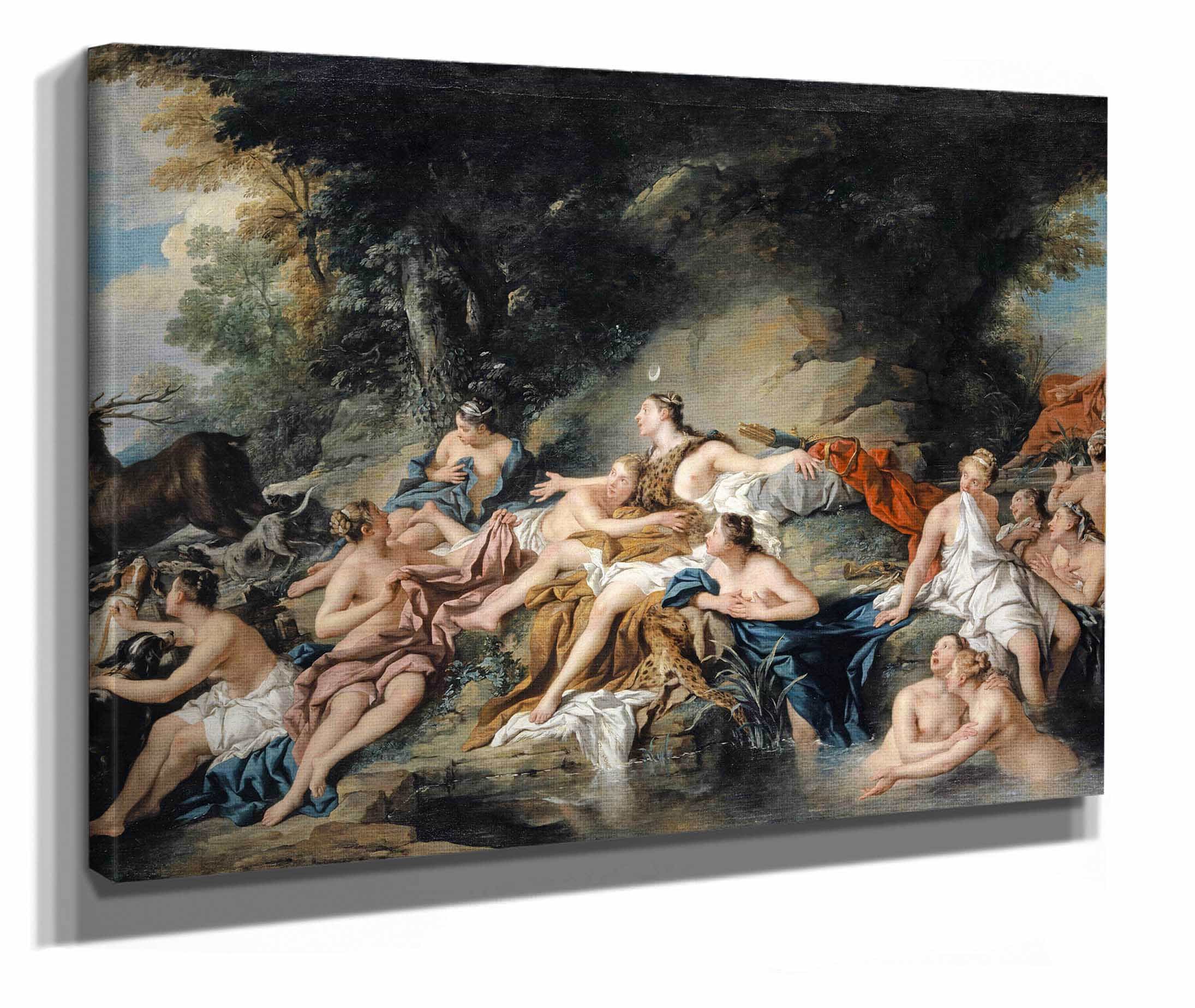 Diana And Actaeon by Jean Francois De Troy