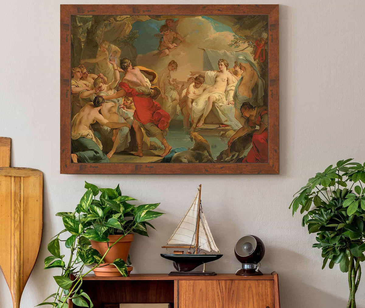 Diana And Callisto by Gaetano Gandolfi