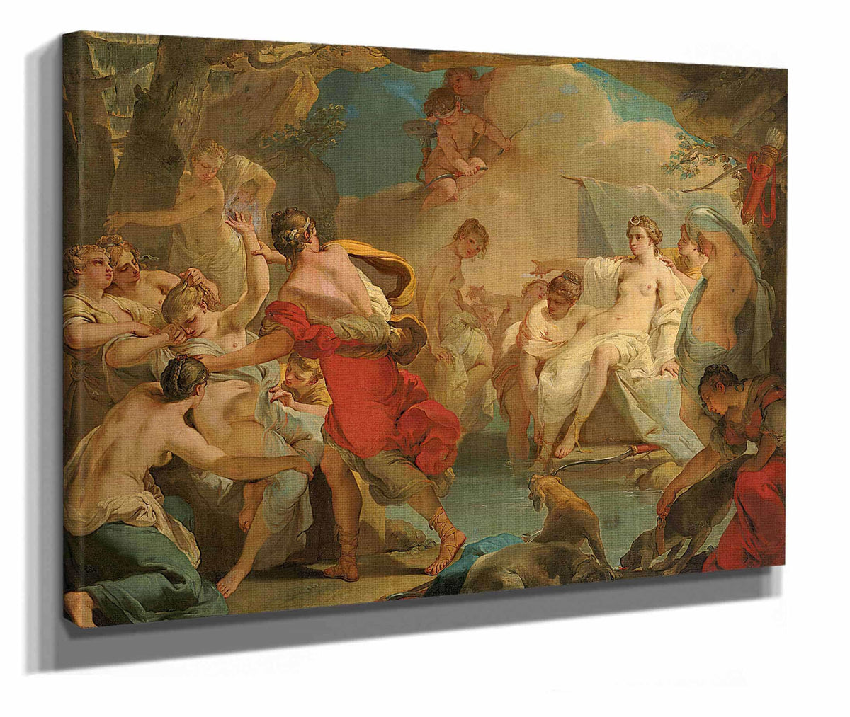 Diana And Callisto by Gaetano Gandolfi