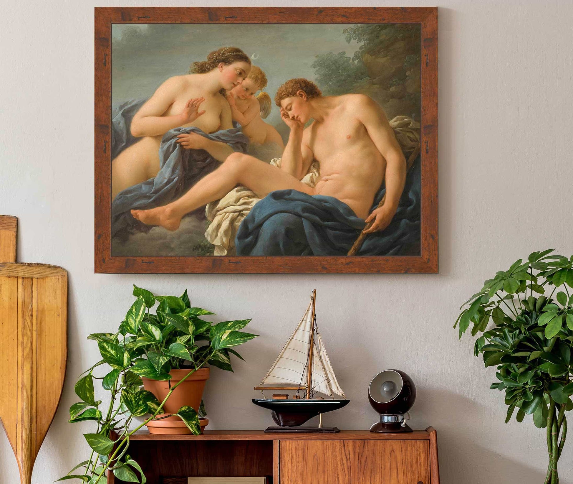 Diana And Endymion by Louis Jean Francois Lagrenee