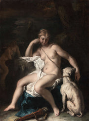 Diana And Her Dog   by Sebastiano Ricci