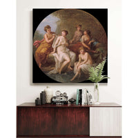 Diana And Her Nymphs Bathing by Angelica Kauffmann