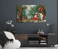 Diana And Her Nymphs Fishing S by Jan Brueghel The Younger