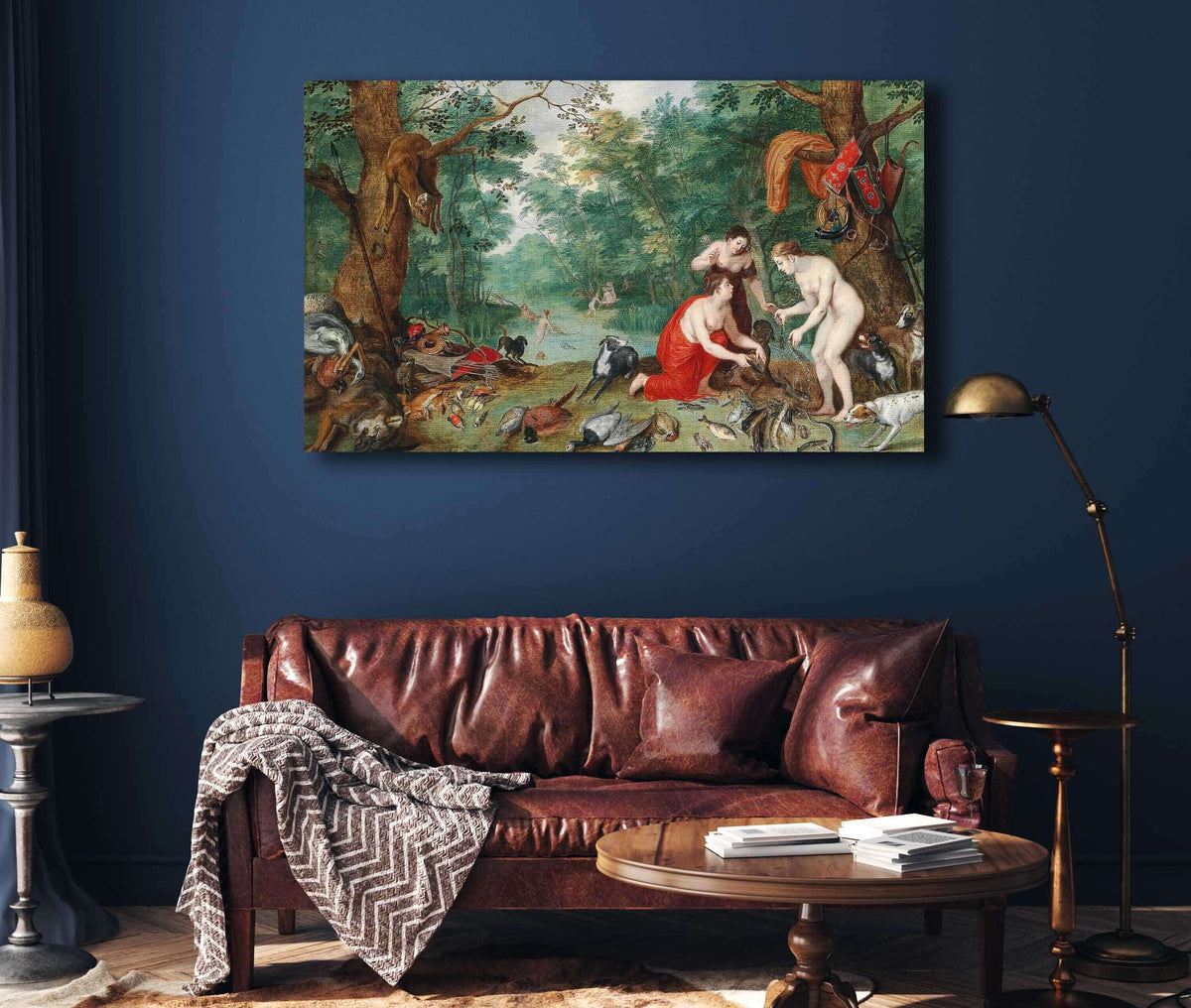 Diana And Her Nymphs Fishing S by Jan Brueghel The Younger