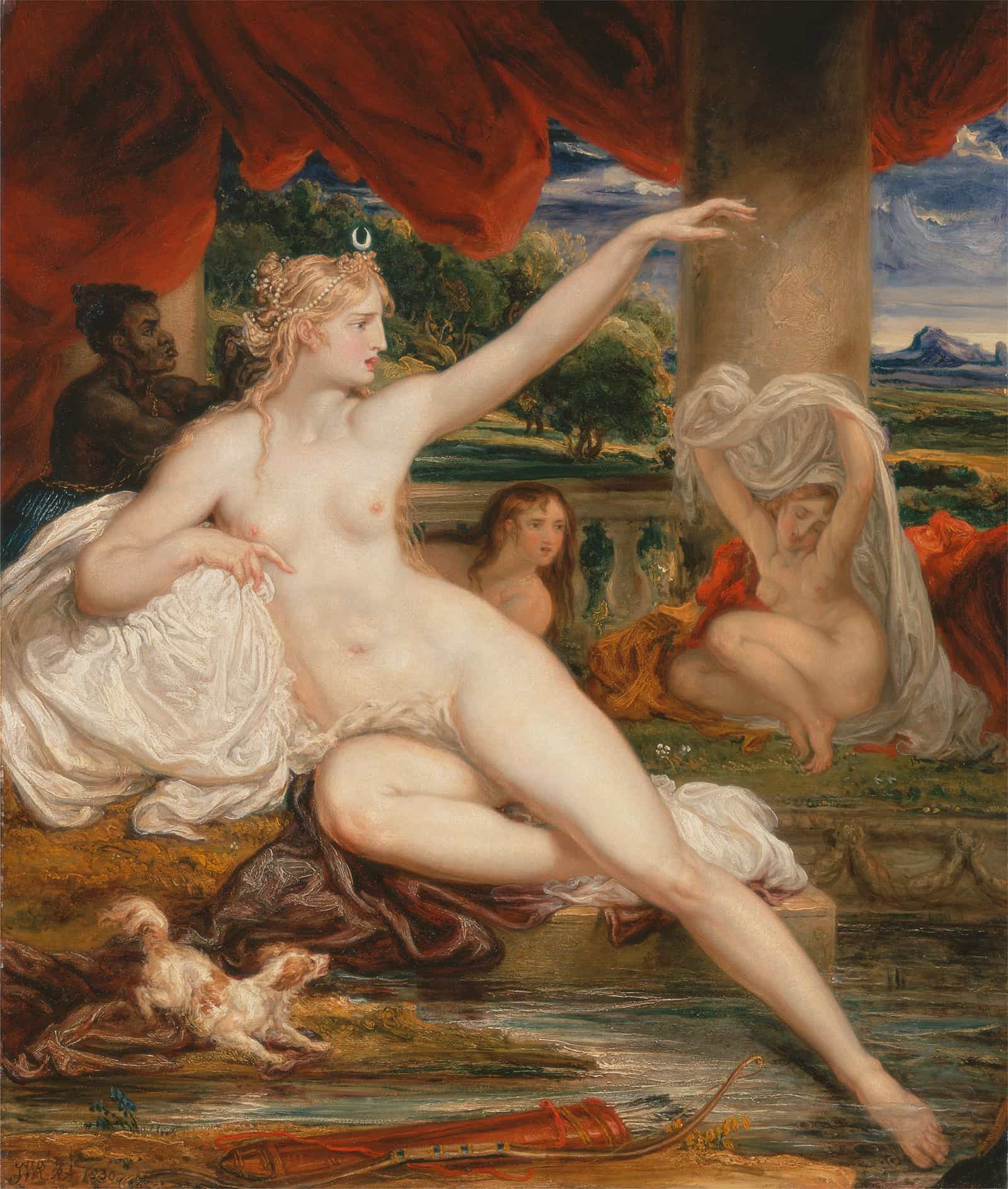 Diana At The Bath by James Ward