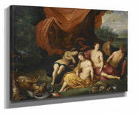 Diana En Haar Nimfen Na De Jacht by Jan Brueghel The Younger