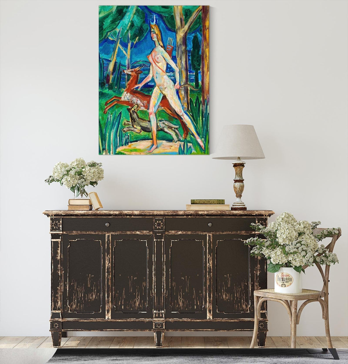 Diana In The Forest by Zygmunt Waliszewski