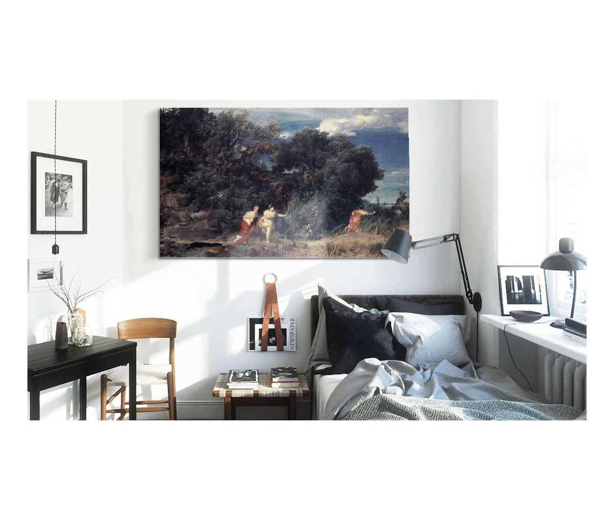 Dianas Hunt by Arnold Bocklin