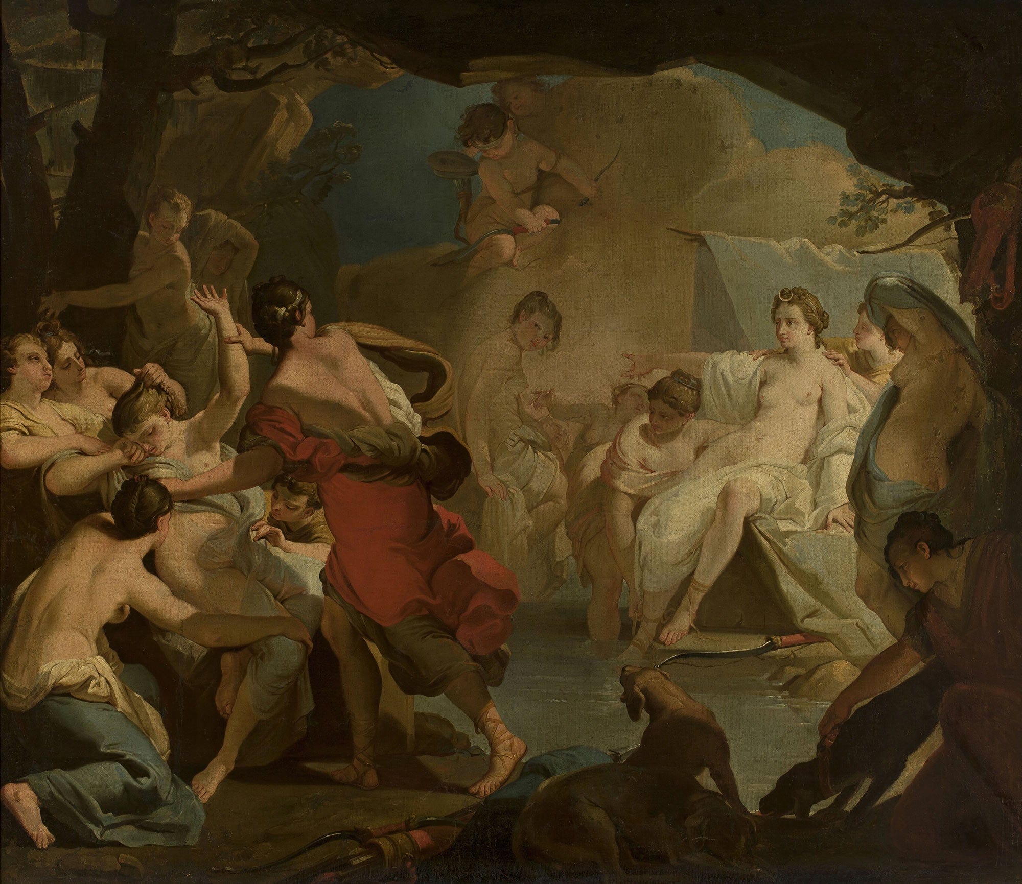 Dianas Judgement Of The Nymph Callisto by Gaetano Gandolfi