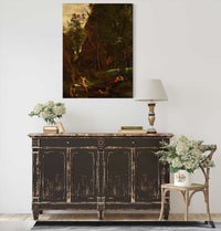 Diane Au Bain by Jean Baptiste Camille Corot