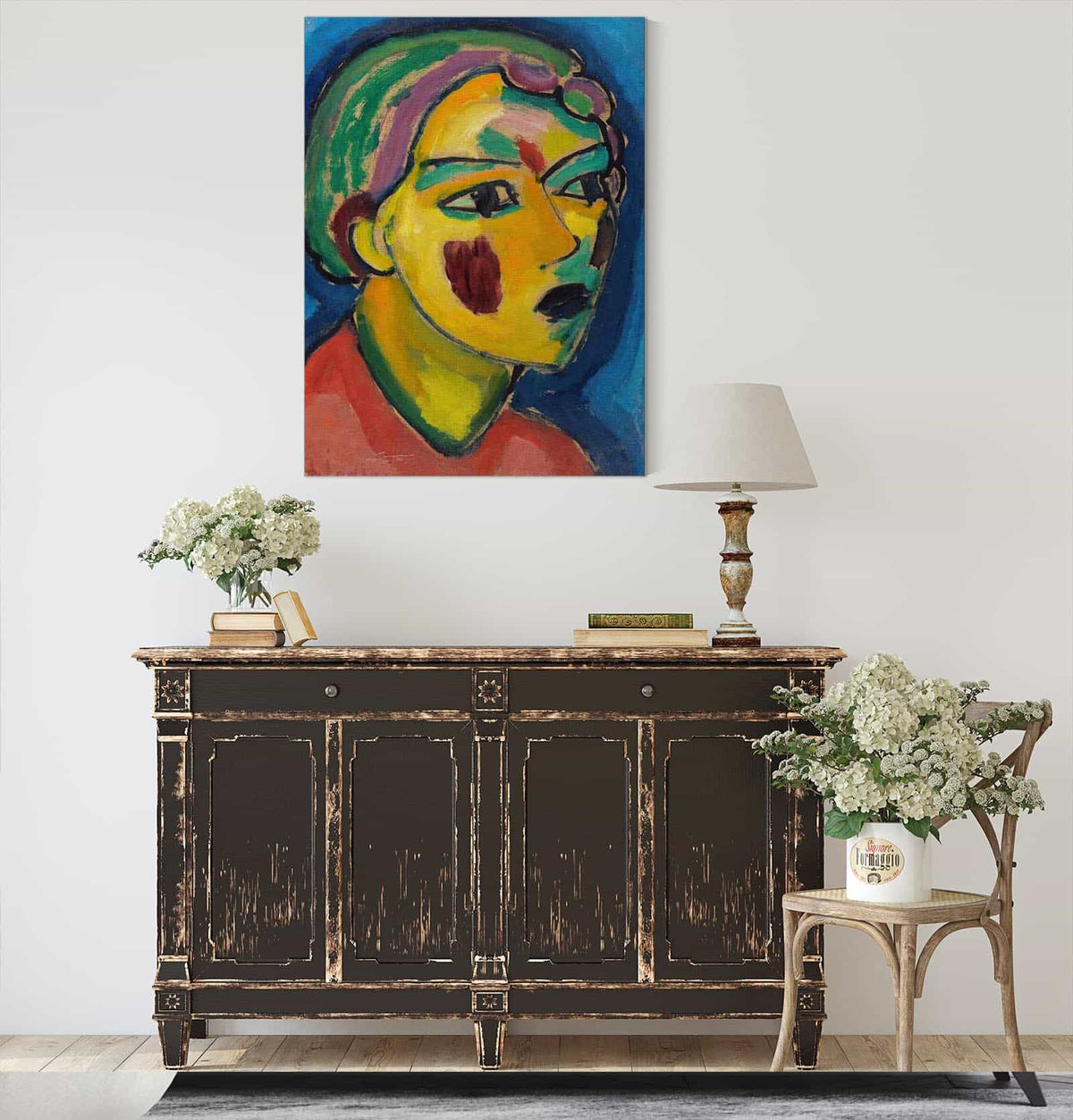 Dichterin Mystischer Kopf by Alexej Von Jawlensky