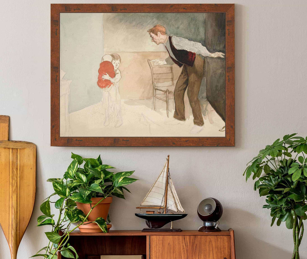 Dickens Christmas Stories You Bad Boy Said Mr Teterby by Edwin Austin Abbey