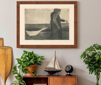 Die Frau Mit Der Gans by Paula Modersohn Becker