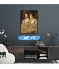 Die Grafinnen Caroline Und Zoe Thomatis by Johann Baptist Von Lampi The Elder