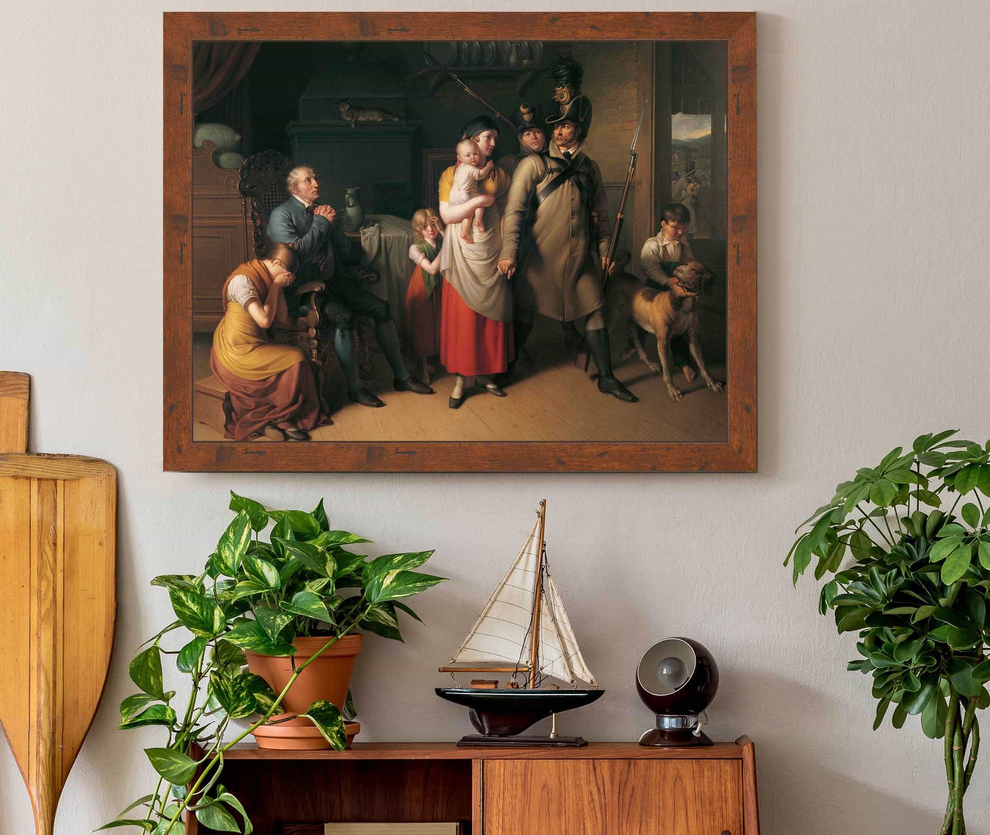 Die Heimkehr Des Landwehrmannes by Johann Peter Krafft