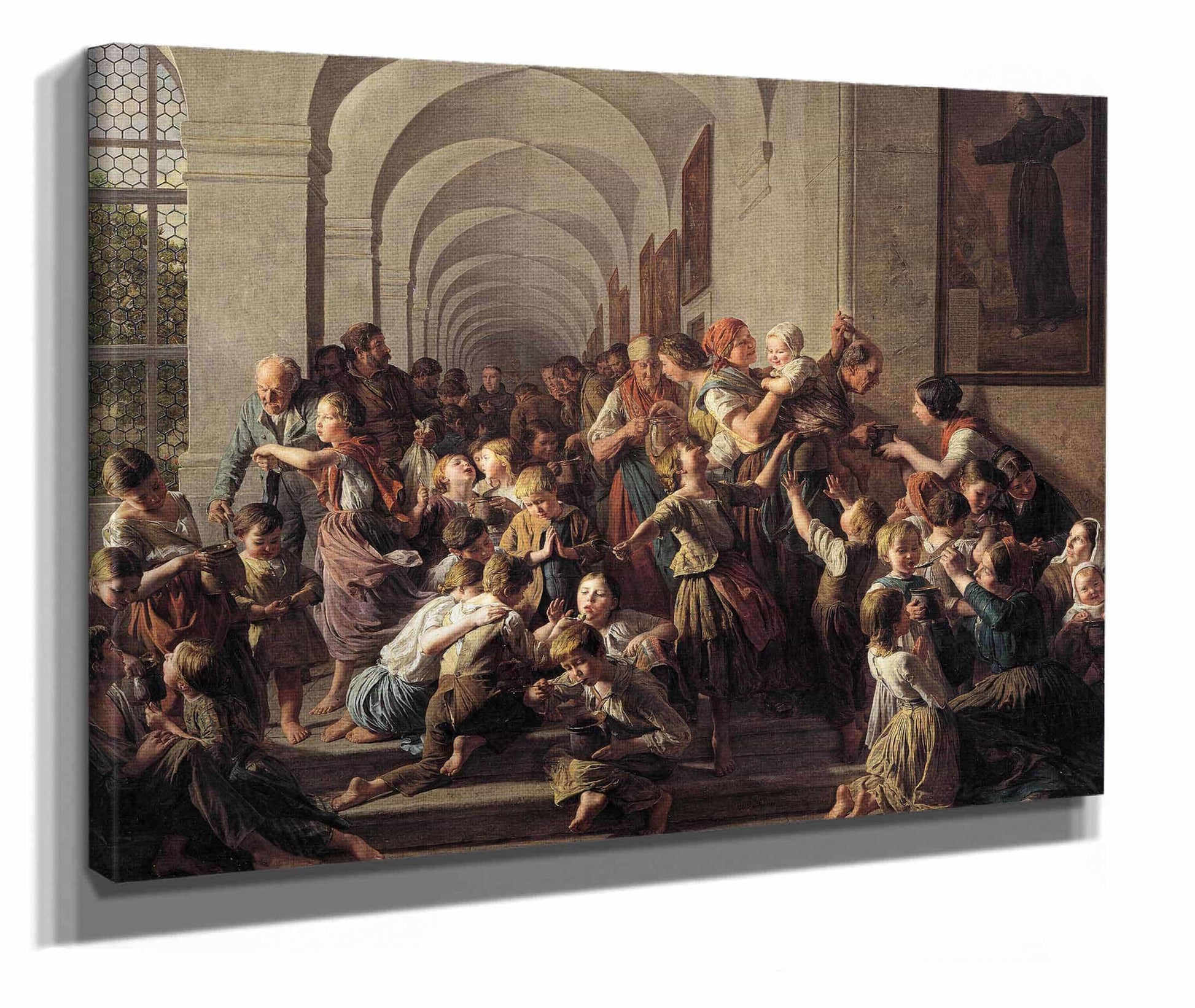 Die Klostersuppe by Ferdinand Georg Waldmuller