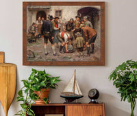 Die Kraftprobe by Franz Von Defregger