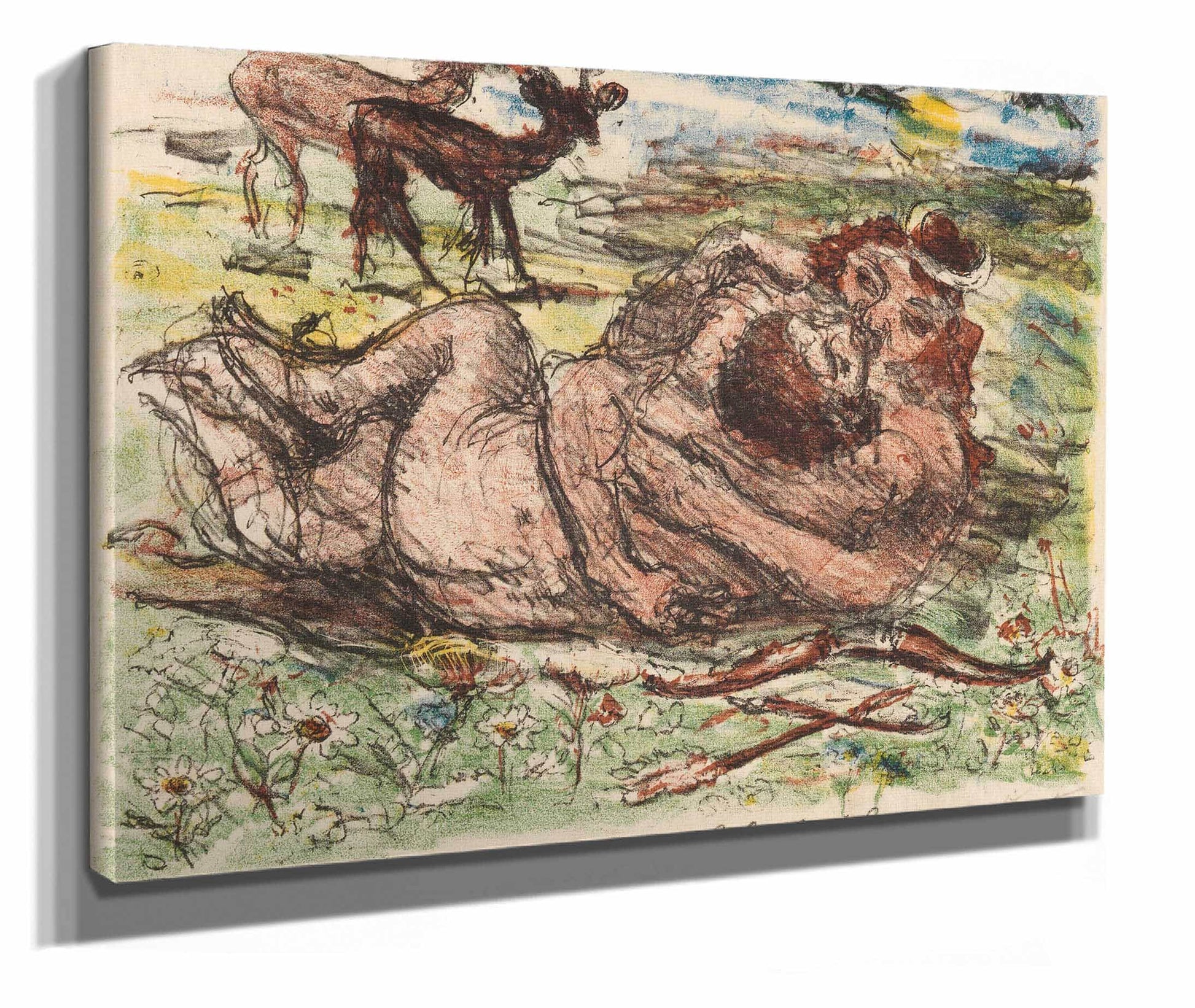 Die Liebschaften Des Zeus by Lovis Corinth