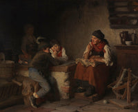 Die Marchenerzahlerin by Franz Von Defregger