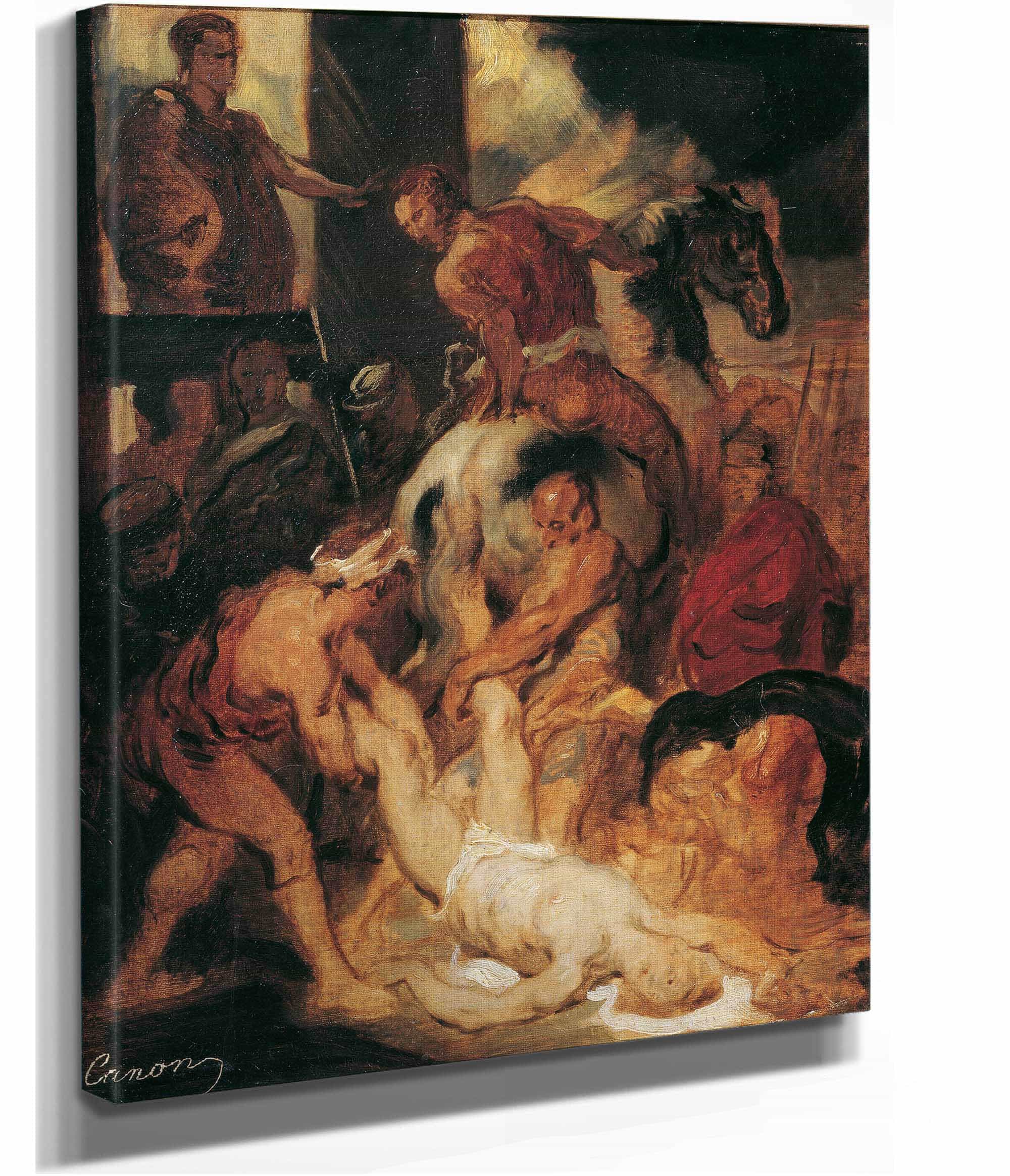 Die Marter Des Heiligen Hippolytus by Hans Canon